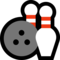 Bowling emoji on Microsoft